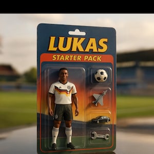 PERSONALIZED ACTION FIGURE - "Starter Pack"