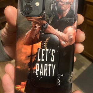 アーノルド・シュワルツェネッガー コマンドー スマホスタンド - Let's