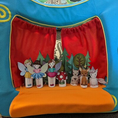 Set of 6 Black&amp;white PRINTABLE Woodland Animals Cootie Catchers PDF ...
