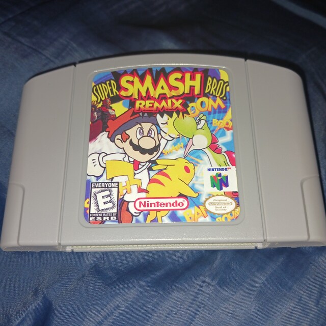 Smash Remix V 1.2.2 W/ Sheik New N64 Super Smash Bros. Nintendo 64  Cartridge FREE SHIPPING 
