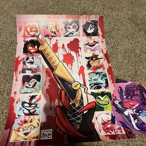 HELLUVA BOSS Poster A3 Large - Etsy