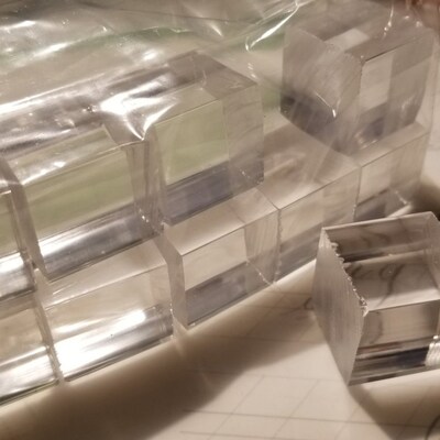 1 Piece 2 OD X 1 3/4 ID Clear Red Translucent Acrylic Plexiglass 1 Piece 2 OD X 1 3/4 ID Clear Red Translucent Acrylic Plexiglass