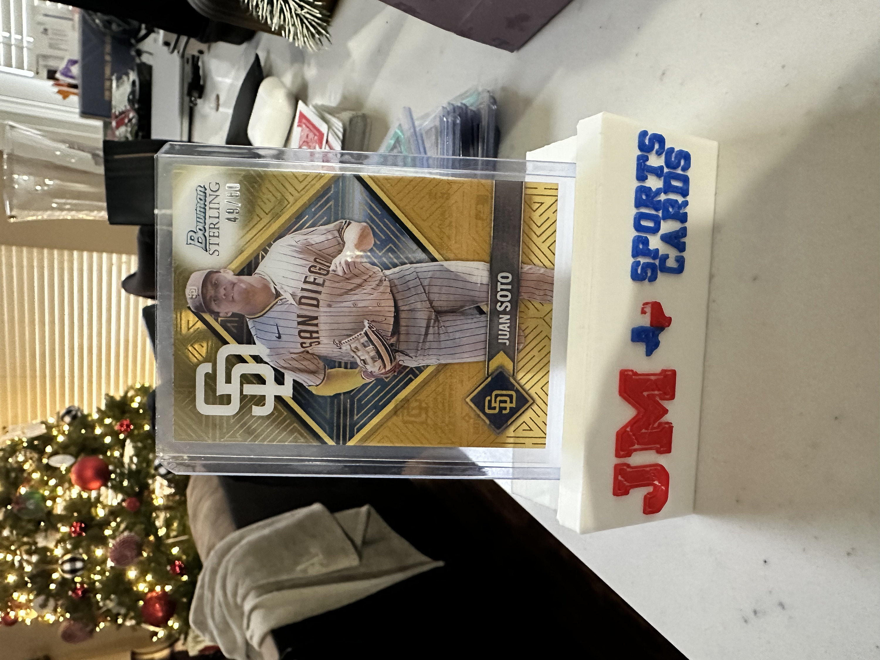 Custom Logo Trading Card Holder Personalized Display Stand Sports Cards for breakers and live stream sellers TCG 3D Printed