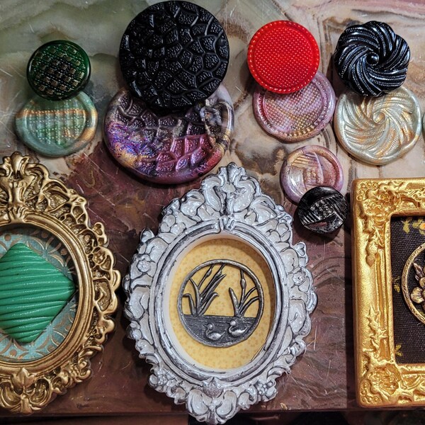 Scarce Green Snail Vintage Buttons, Nice Quality Natural Mother of ...