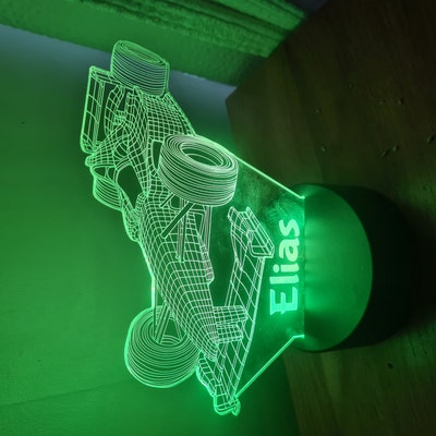 Personalised Mini LED Sign / LED Light Remote Controlled Lamp Mini One ...