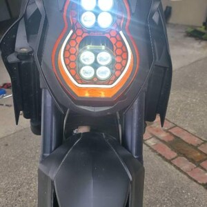KTM 950 / 990 Adventure LED Headlight – Plug & Play 3D Printed