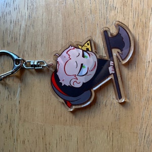 YCH Commission Chibi Hanging Custom Acrylic Keychains CUSTOM ORDER - Etsy