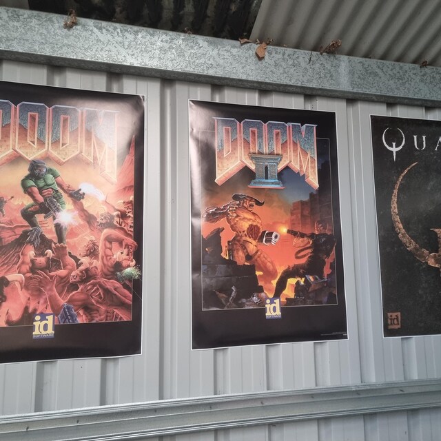 Slayer of DOOM I および DOOM II ビデオゲームポスター - 複数の