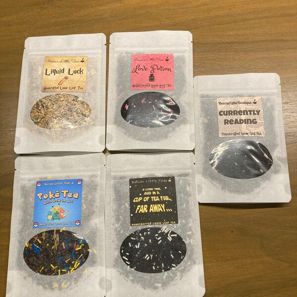 Currently Reading Bookish Tea | Handcrafted Loose Leaf Tea, Birthday ...