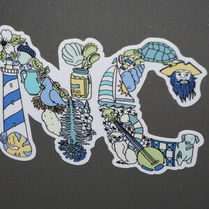 a Coastal Carolina vinyl sticker for skateboard luggage laptop tumblers car