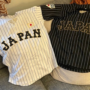Shohei Ohtani 16 Japan Samurai White Pinstriped Baseball Jersey — BORIZ
