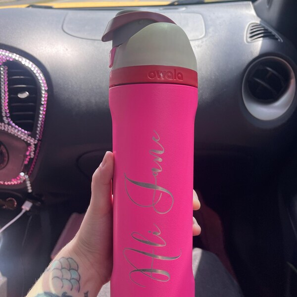 Personalized Owala Freesip 24oz Bottle – Custom Laser Engraved Water ...