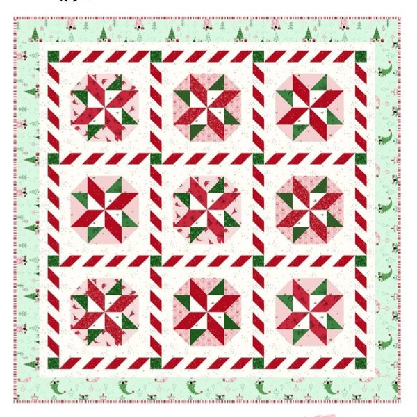 Peppermint Twirl PDF Quilt Pattern - Etsy