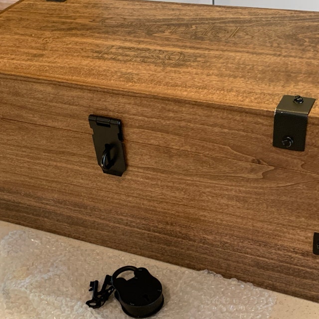 Personalized Original Treasure Chest - Lockable Storage