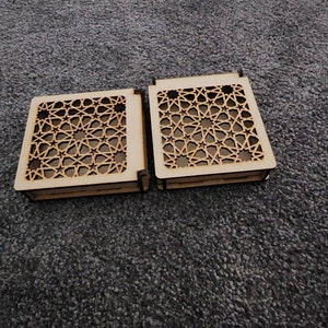 12 Different Pattern Decorative Gift Box Laser Cut Svg Files - Etsy