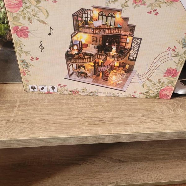 DIY Dollhouse Kit: 3D Miniature Villa With Furniture - Etsy
