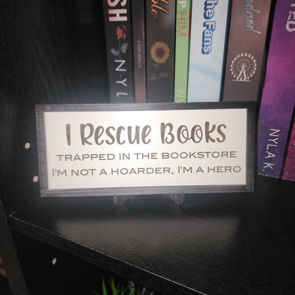 12x3 Inch The Book Nook Sign PC Signage Decor For Outdoor