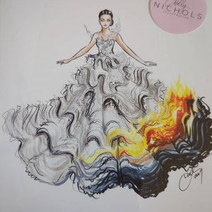 design fire dress drawing The Oncoming Hope: Fashion Designers Sketch Hunger Games Dress