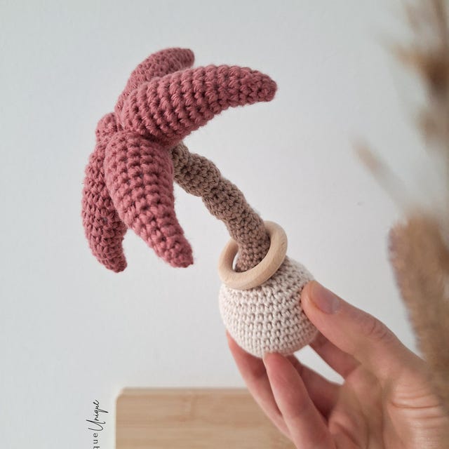 ヤシの木のかぎ針編みパターン！パターンのみ即時ダウンロード