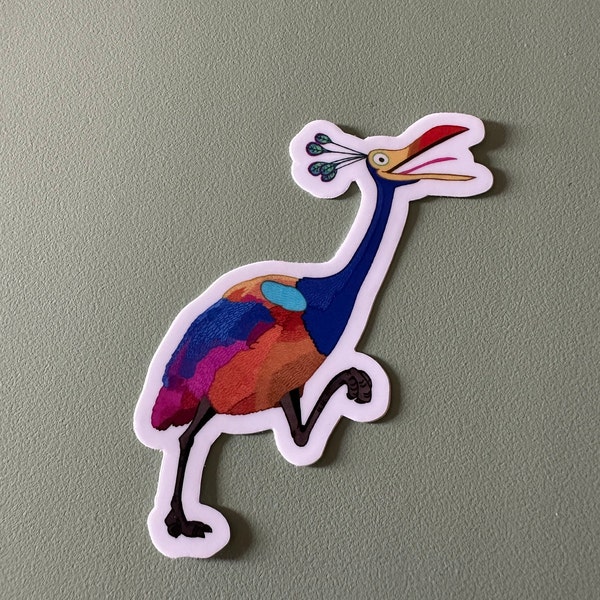 Kevin From “up” Sticker: Disney Pixar Vinyl Decals | 2.12