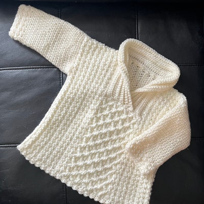 Crochet Sweater Pattern for Baby and Toddler 0-3 Months to - Etsy