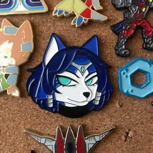 Falco Lombardi Soft Enamel Pin 1 inch