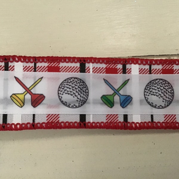 Golf Ribbon With Golf Balls and Tees for Gift Wrap, Tournaments, Party ...