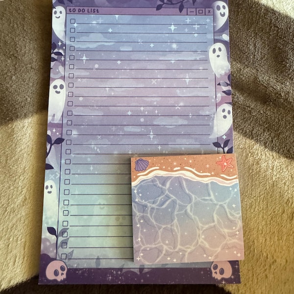 Beach Cute Aesthetic Sticky Note - Etsy