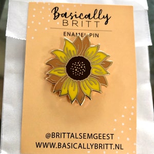 Sunflower Hard Enamel Pin Gold Sun Flower Pin With Butterfly Clasp  Wildflowers Pin Flag Yellow Pin -  Israel