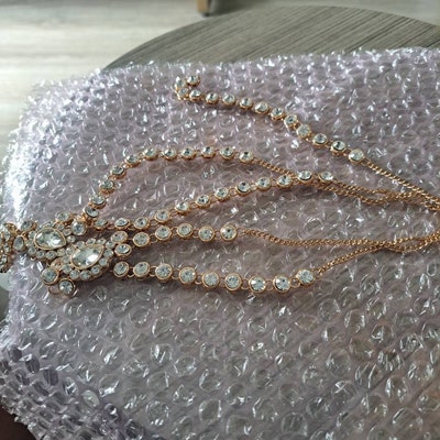 ROSE GOLD Pearl Goddess Hair Jewelry Wedding Prom Head Piece - Etsy