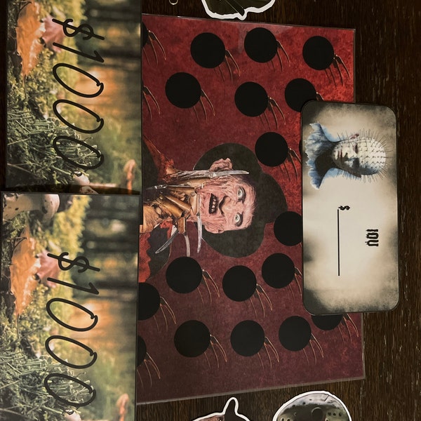 Supernatural 100 envelope tracker savings challenge etsy