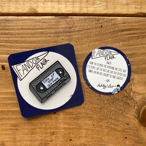 Title of Your Sex Tape, Brooklyn 99 Pin, Vhs Tape Pin, Enamel Pin - Etsy