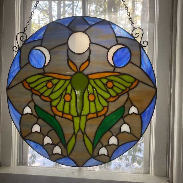 Queen Bee Stained Glass Pattern .© David Kennedy Designs.