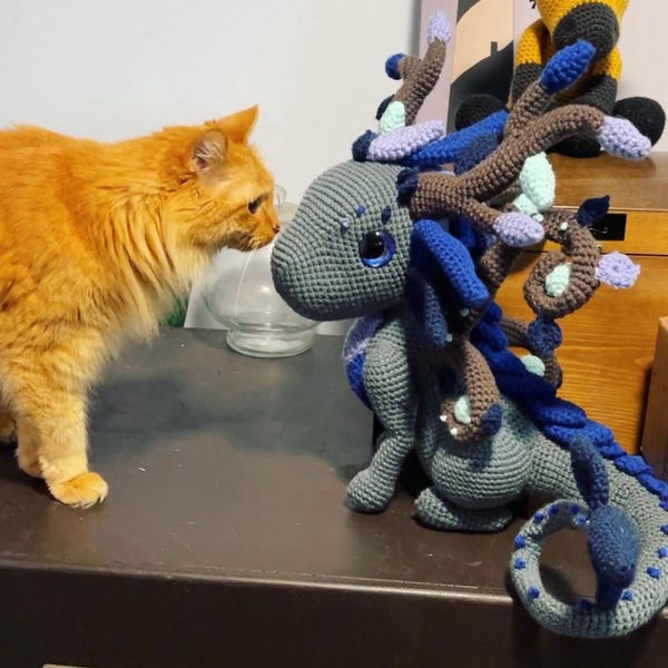 Rhea the Earth Dragon Amigurumi Crochet Pattern US Terms PDF - Etsy