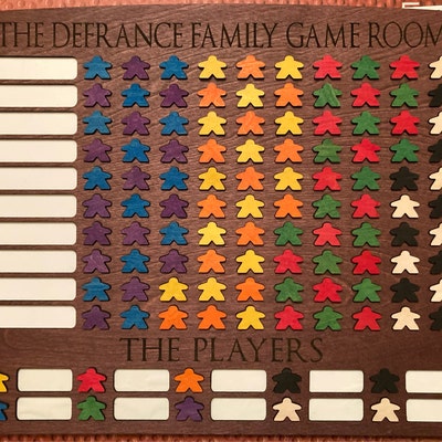 5x5 Game Tracker / Board Game Tracker / Game Challenge Board / - Etsy