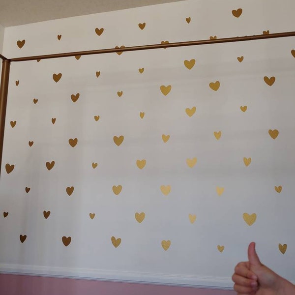 Heart Wall Decals - Nursery Wall Decals, Removable Wall Stickers, Kids ...