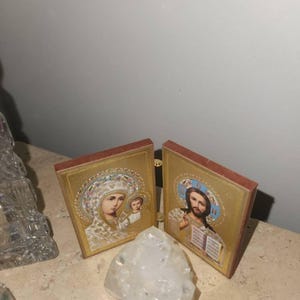 Folding Icon | Double Icon | Jesus Christ Mother of God | Orthodox