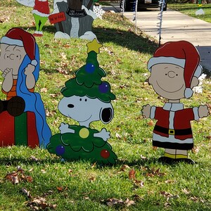 Peanuts Charlie Brown Christmas Yard Art Decorations.. - Etsy