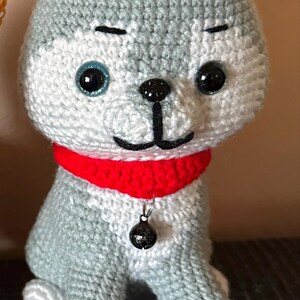 ハスキー犬のかぎ針編みパターン：アポロ シベリアン ハスキー
