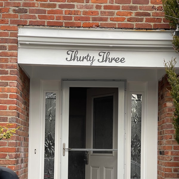 Colonization Cursive Colonial Cursive House Numbers: Regular Size - Etsy