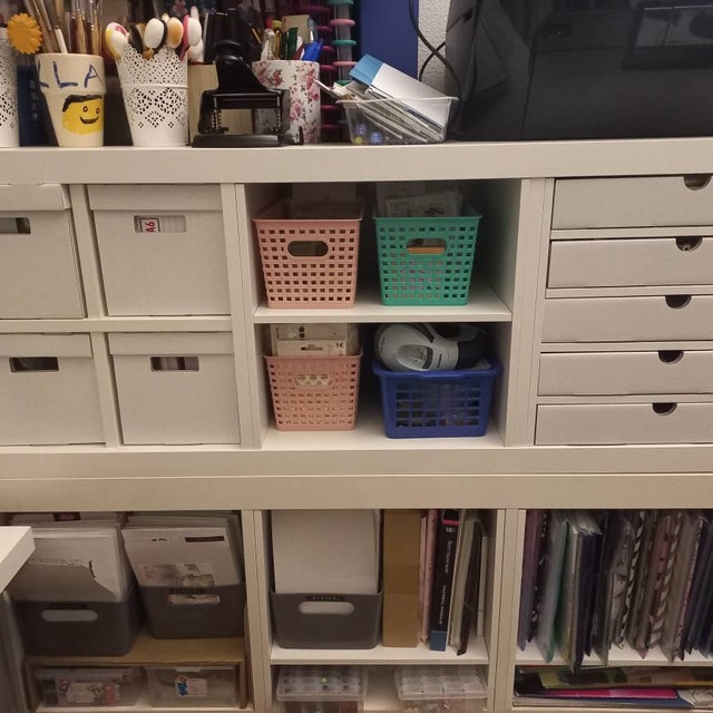 Kallax Einsatz mit Boxen / 4er-Set IKEA Kallax Faltboxen mit