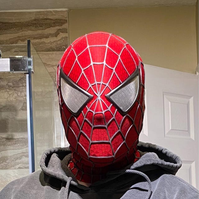 【応募ページ】 サム・ライミ版 トビー スパイダーマン マスク コスプレ スパイダーマン マスク コスプレ グッズ 3Dシェルマスク サム