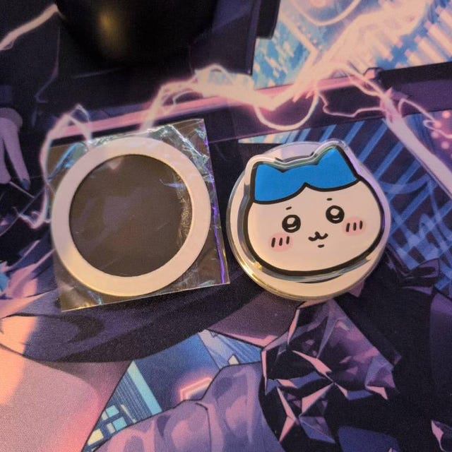 Chiikawa Phone Grip Accessory | Usagi Hachiware Charm Kindle Stand