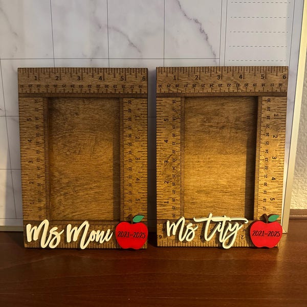 Teacher Class Photo Frame, Personalized Teacher Gift, Class Photo Frame ...