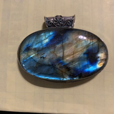 Tanzanite Quartz Gemstone 925 Sterling Silver Handmade