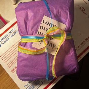 Rachel added a photo of their purchase