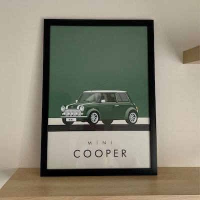 Mini Cooper Poster DIGITAL DOWNLOAD Print at Home Mini Mk1 Classic ...