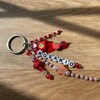 Personalized Keychain // Beaded Keychain // Colorful // Cute // Gift ...