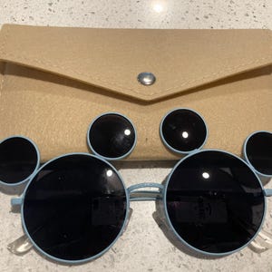 Mickey Sunglasses With Case (adult) - Etsy display picture 3