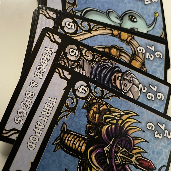 FFVIII Triple Triad Full Card Set - Etsy